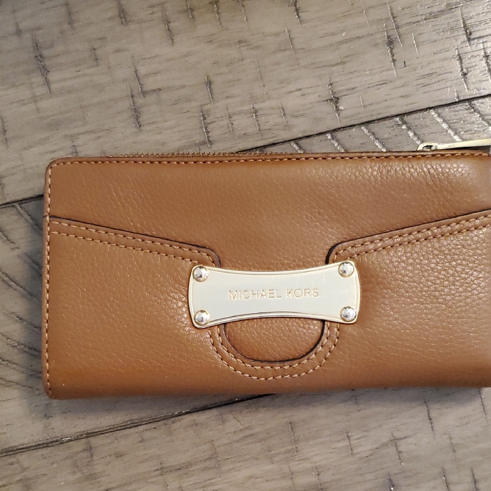 Michael Kors Brown Leather Wallet